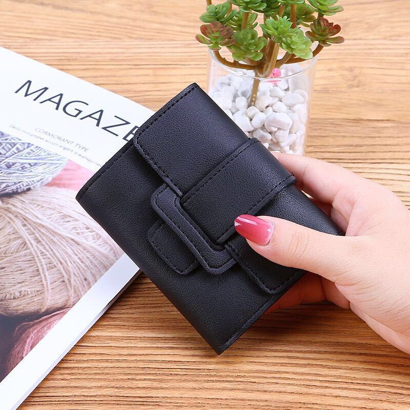 Female Short Korean Fashion Cute Small Portable Ladies Wallets