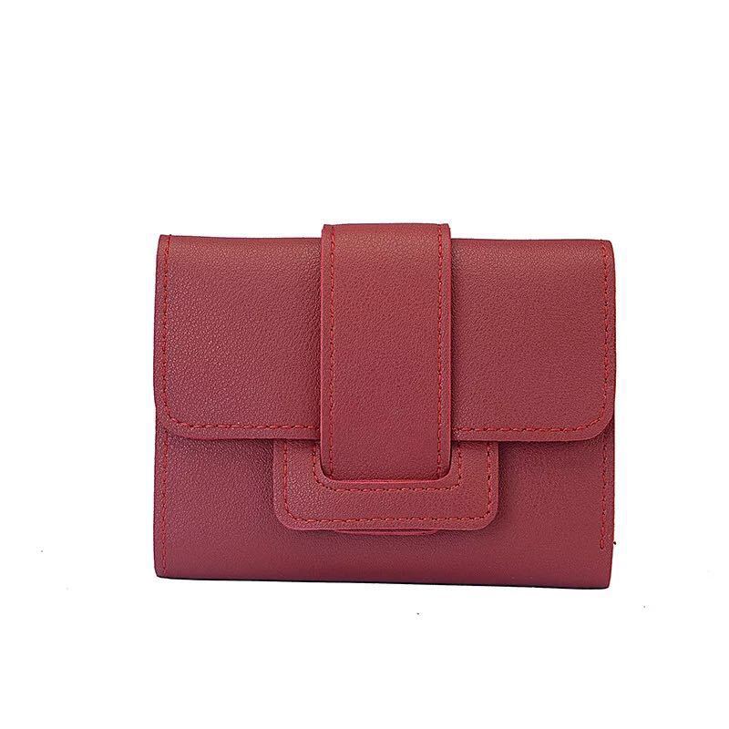 Female Short Korean Fashion Cute Small Portable Ladies Wallets