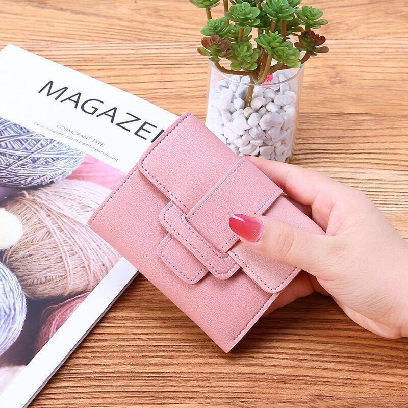 Female Short Korean Fashion Cute Small Portable Ladies Wallets