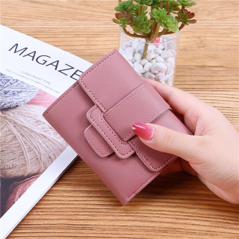 Female Short Korean Fashion Cute Small Portable Ladies Wallets