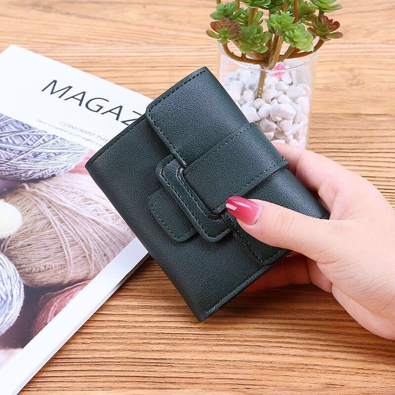 Female Short Korean Fashion Cute Small Portable Ladies Wallets