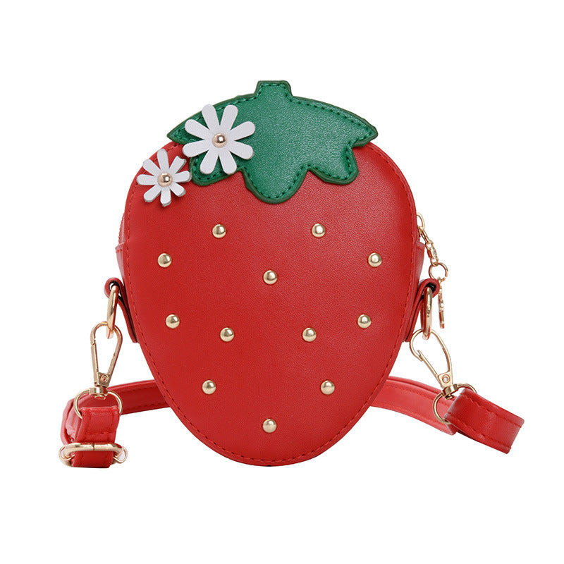 Women's Spring Sweet Willow Strawberry Style Adjustable Children's Shoulder Bags