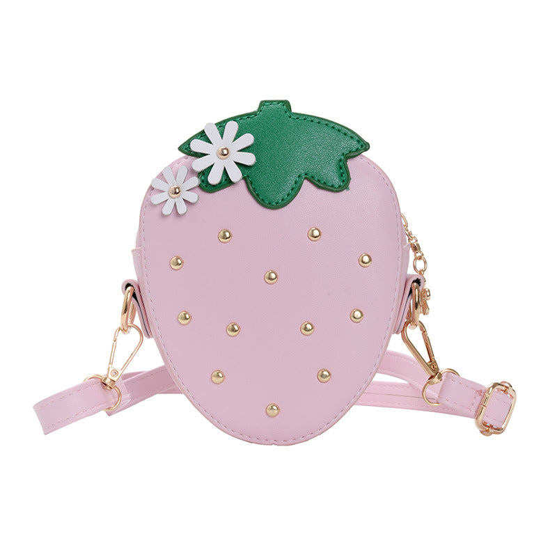 Women's Spring Sweet Willow Strawberry Style Adjustable Children's Shoulder Bags