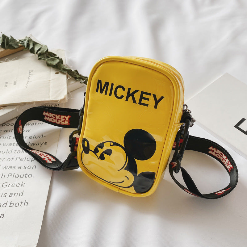 Children's Bright Material Boys Cute Cartoon Printed Children's Shoulder Bags