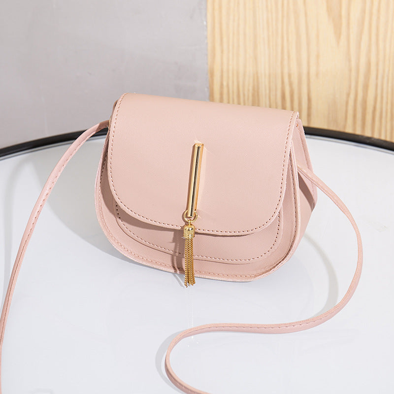 Korean Mini Iron Tassel Small Square Crossbody Bags