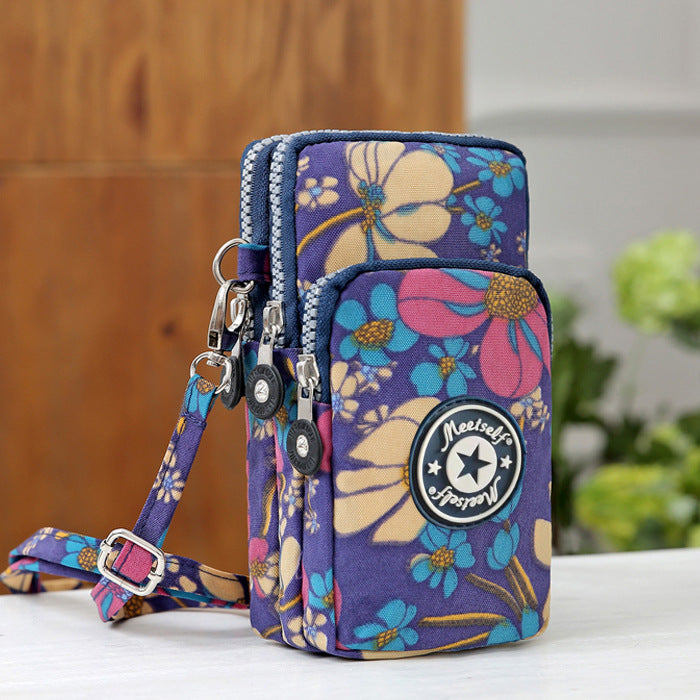 Women's Mobile Big Screen Halter Wrist Running Purses