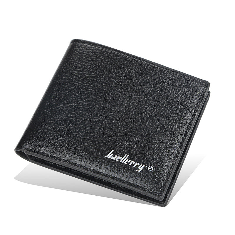 Men's Thin Soft Leather Korean Style Litchi Men's Wallets