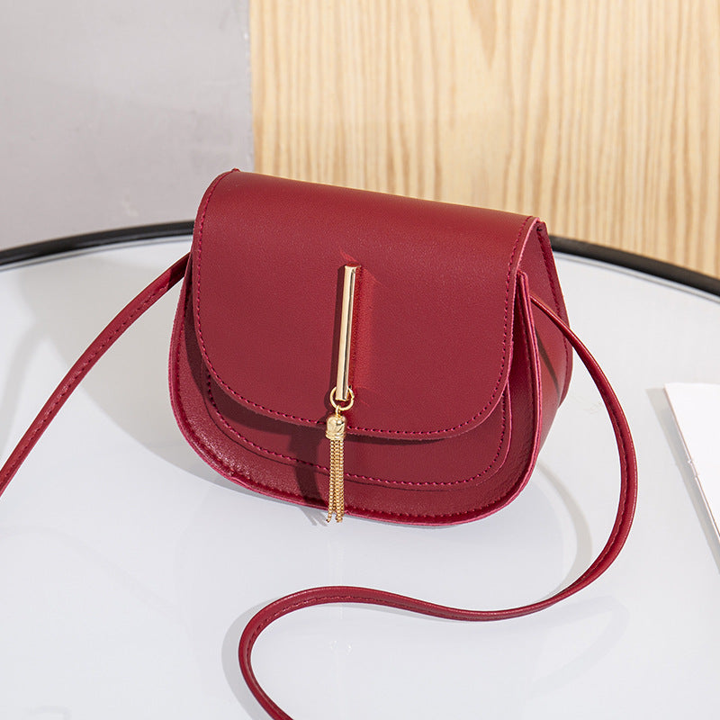 Korean Mini Iron Tassel Small Square Crossbody Bags