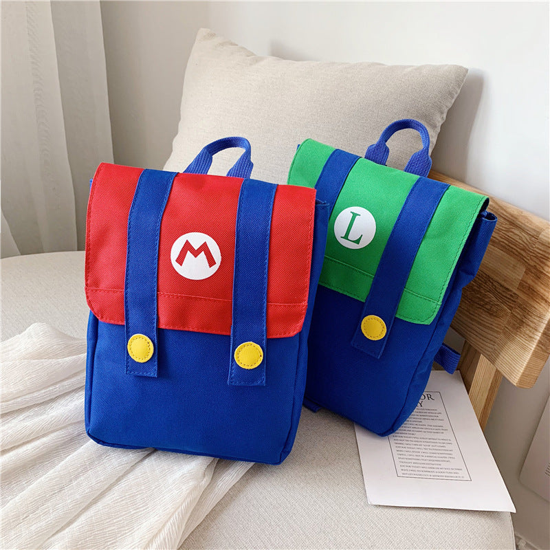 Children's Comfortable Cartoon Korean Nylon Waterproof Children's Backpacks