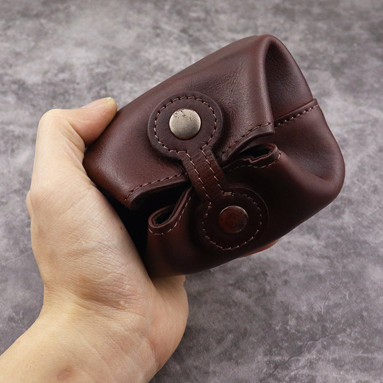 Creative First Layer Retro Style Earphone Coin Purses