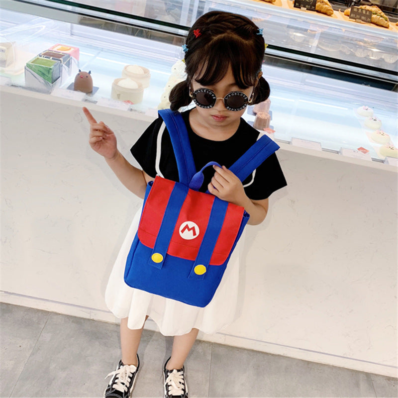 Children's Comfortable Cartoon Korean Nylon Waterproof Children's Backpacks