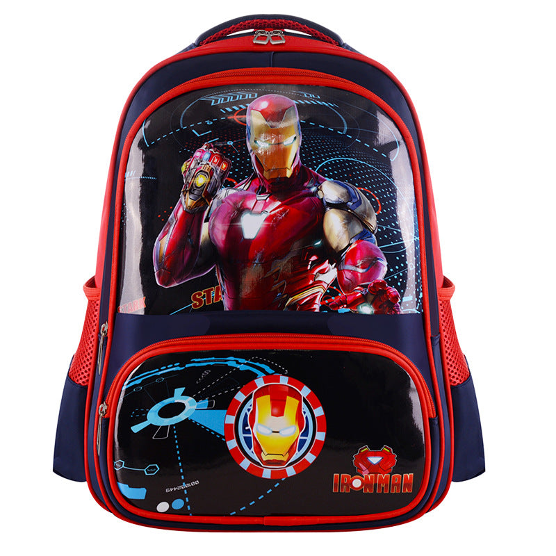 Versatile Primary Boys Cartoon Burden Reduction Elementary School Students' Schoolbags