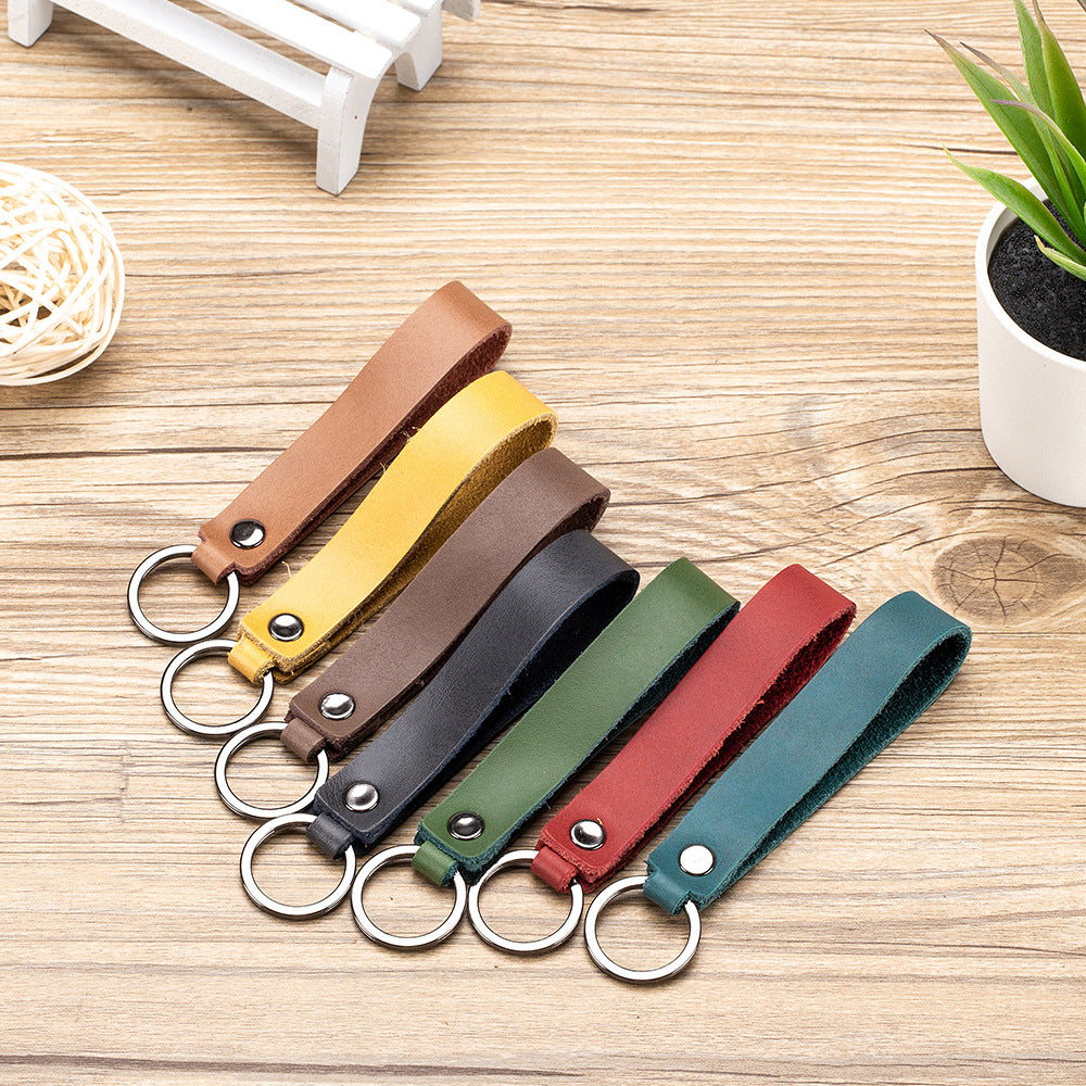 Leather Small Gift Genuine Hanging Ornament Key Bags