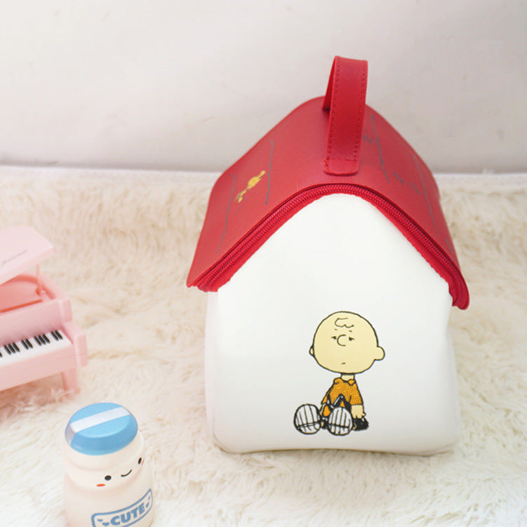 Women's Magazine Appendix Snoopy Cartoon Storage Large Cosmetic Bags