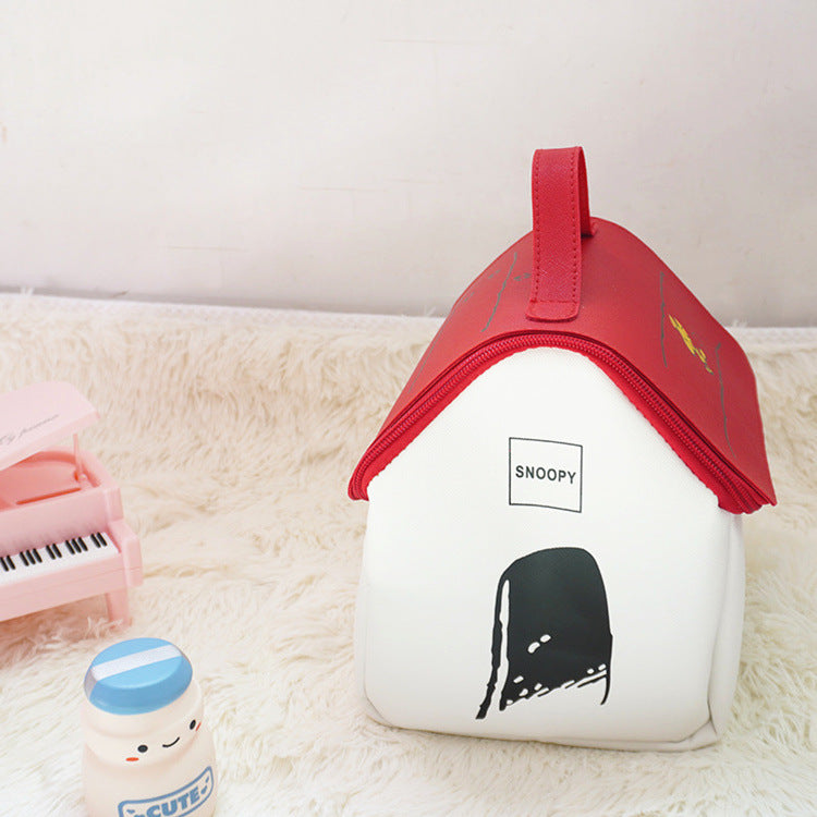 Women's Magazine Appendix Snoopy Cartoon Storage Large Cosmetic Bags