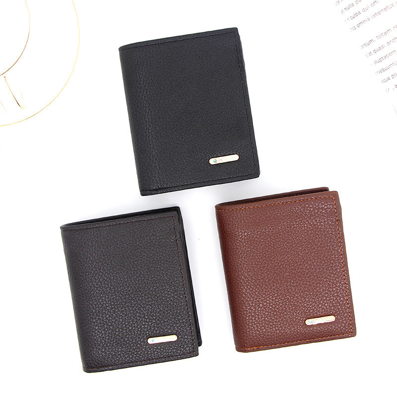 Men's Creative Attractive Unique Simple Short Men's Wallets