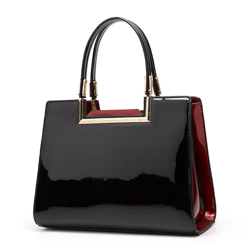 Women's Patent Leather Mother's Simple Fashion Trend Handbags