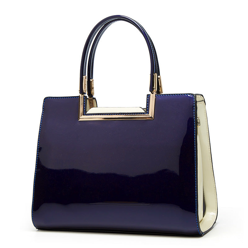 Women's Patent Leather Mother's Simple Fashion Trend Handbags