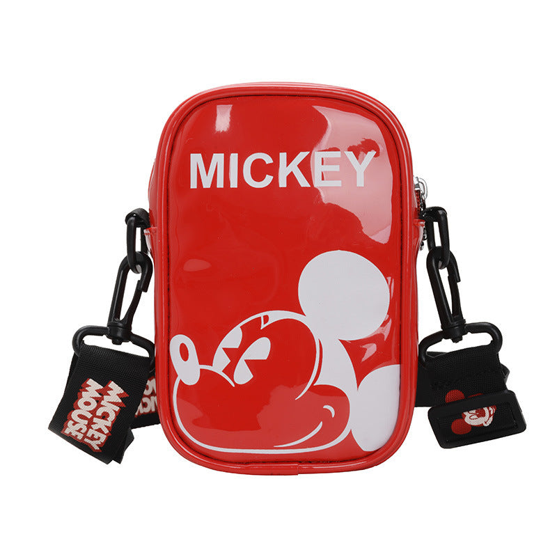 Children's Bright Material Boys Cute Cartoon Printed Children's Shoulder Bags