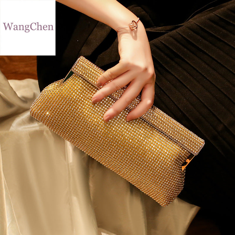 Women's Summer Diamonds Dinner Dress Clutch Sequined Evening Bags