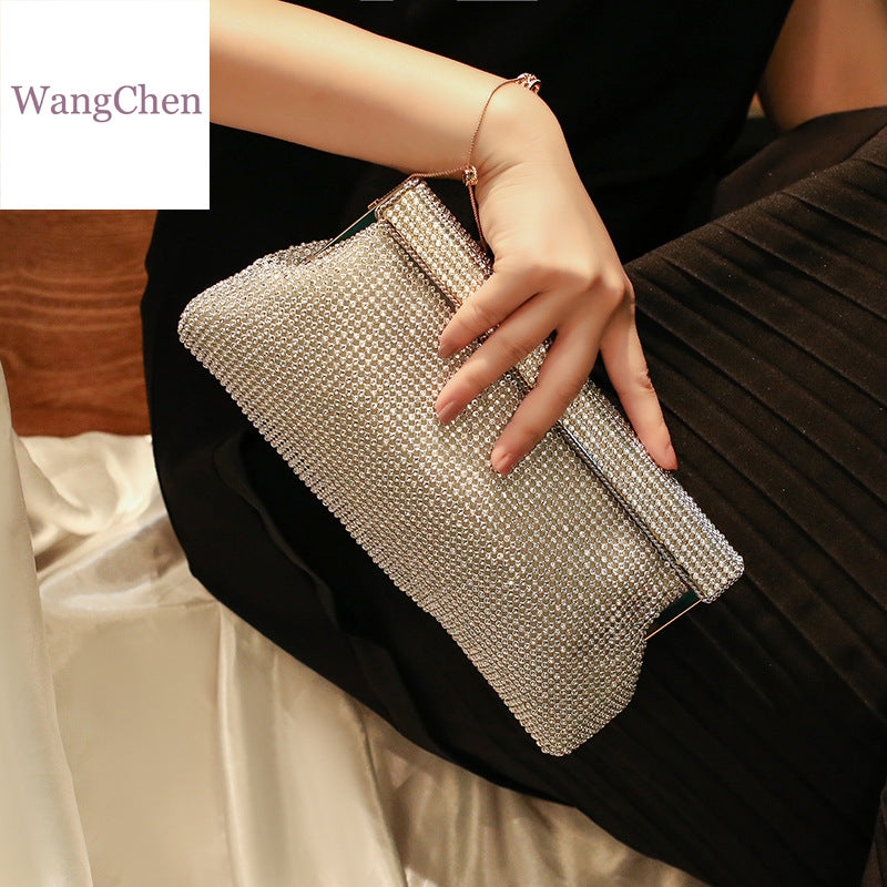 Women's Summer Diamonds Dinner Dress Clutch Sequined Evening Bags