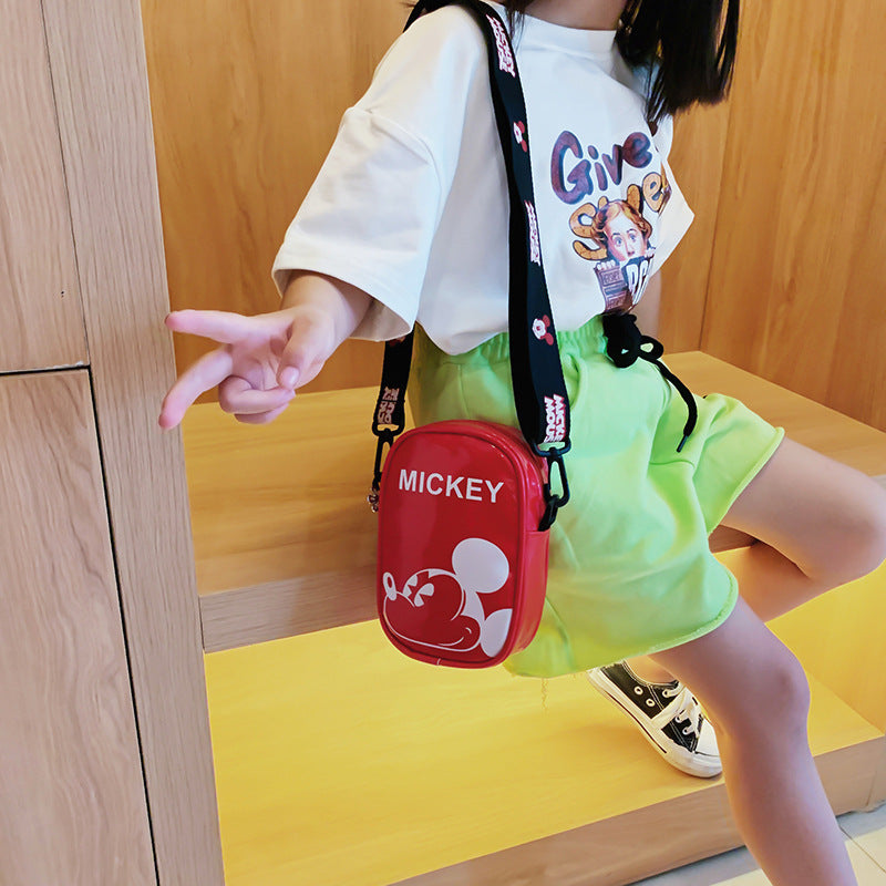 Children's Cartoon Mobile Cute Printed Fashionable Stylish Children's Shoulder Bags