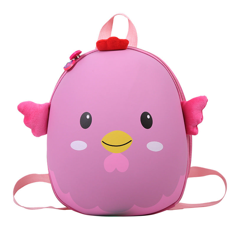 Children's Cartoon Chicken Years Old Waterproof Cute Kindergarten School Bags