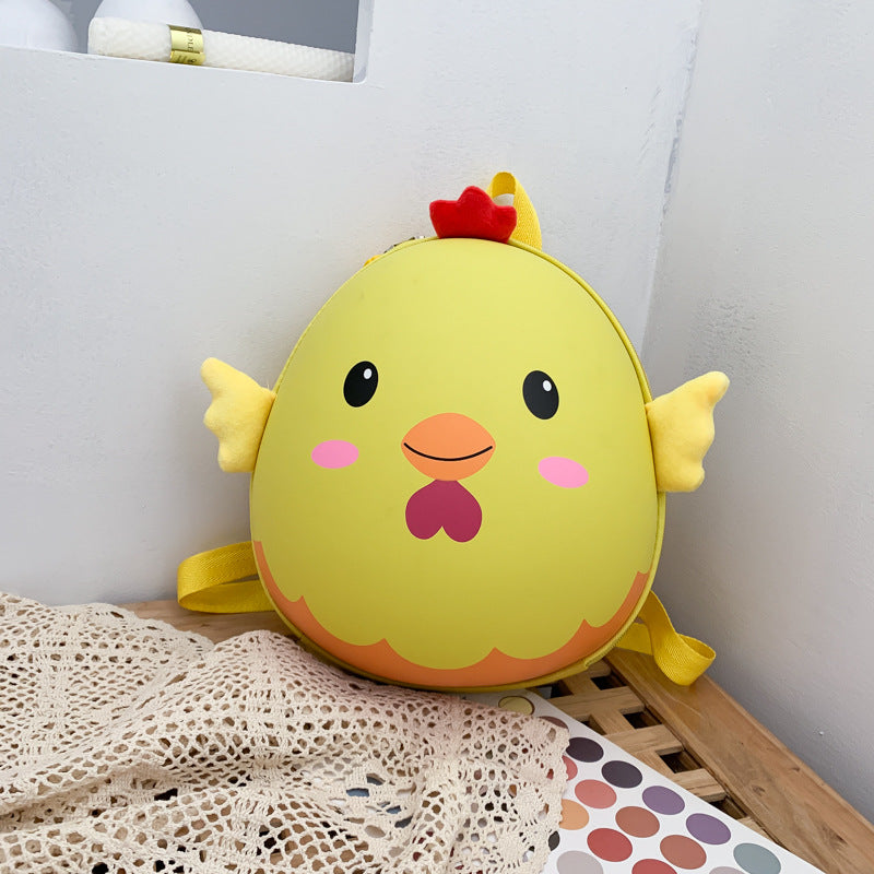 Children's Cartoon Chicken Years Old Waterproof Cute Kindergarten School Bags