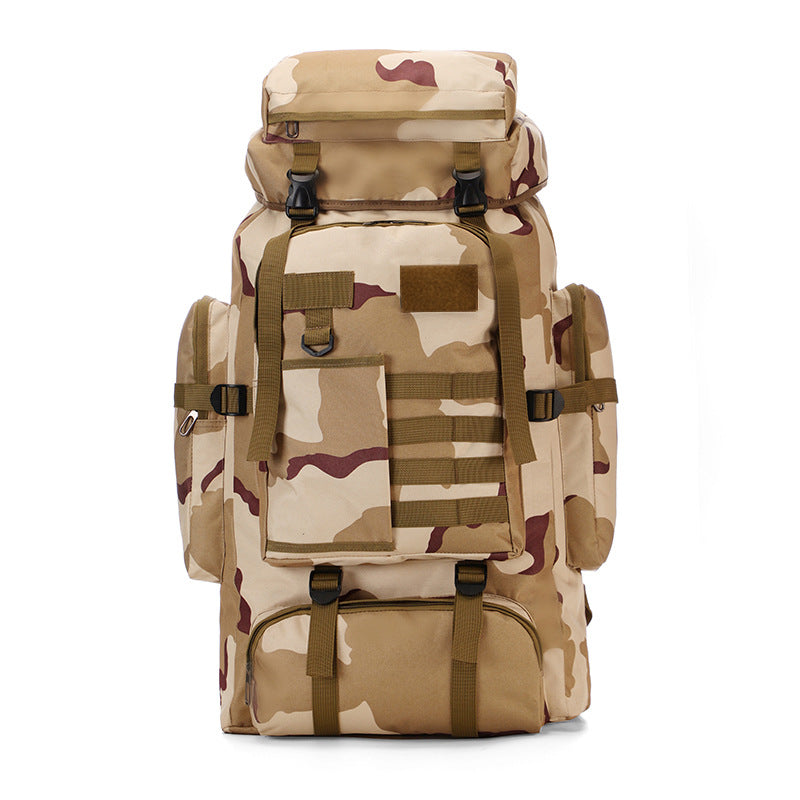 Men's Large Capacity Camouflage Waterproof Camping Travel Bags