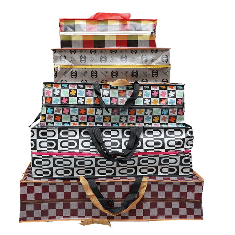 Thick Quilt Film Laminated Tote Printing Travel Bags