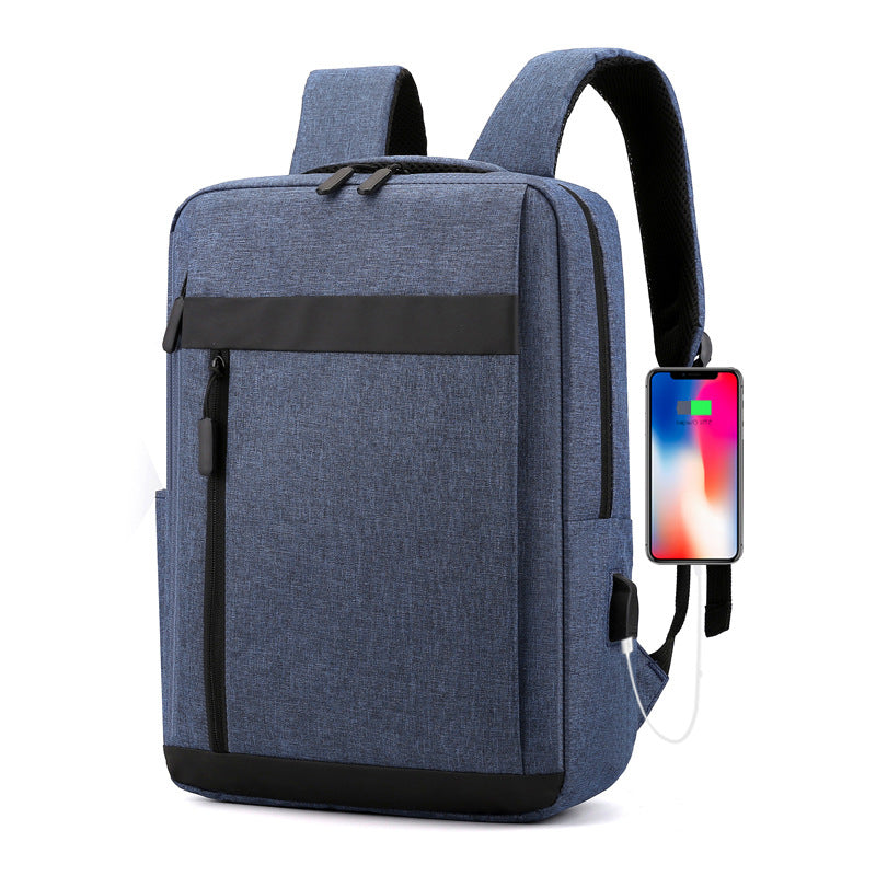 Men's Business Korean Fashion Large Capacity Rechargeable Backpacks