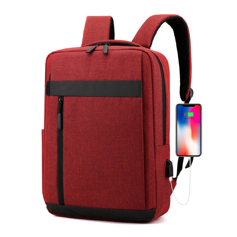 Men's Business Korean Fashion Large Capacity Rechargeable Backpacks