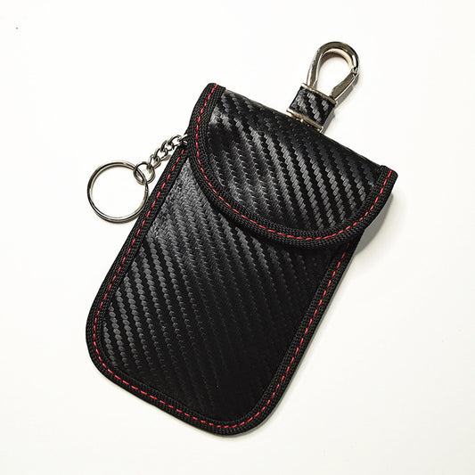 Pretty Carbon Fiber Car Shielding Faraday Key Bags