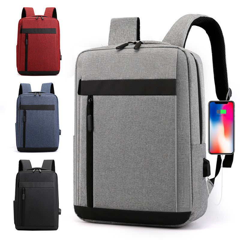 Men's Business Korean Fashion Large Capacity Rechargeable Backpacks