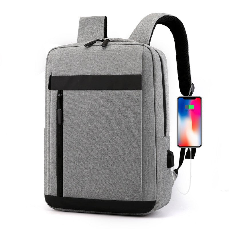 Men's Business Korean Fashion Large Capacity Rechargeable Backpacks