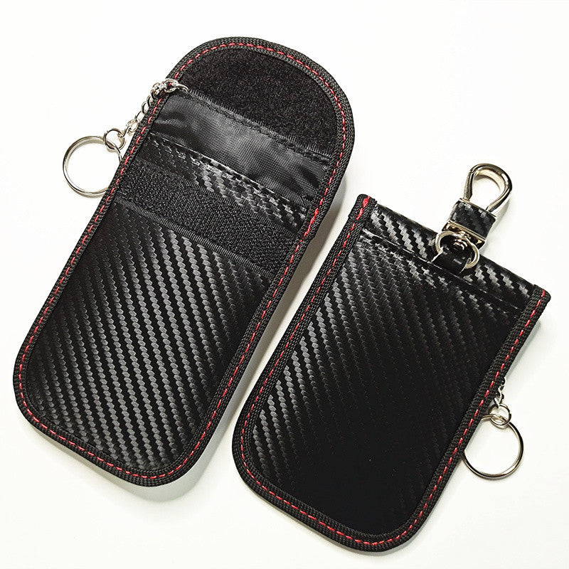 Pretty Carbon Fiber Car Shielding Faraday Key Bags