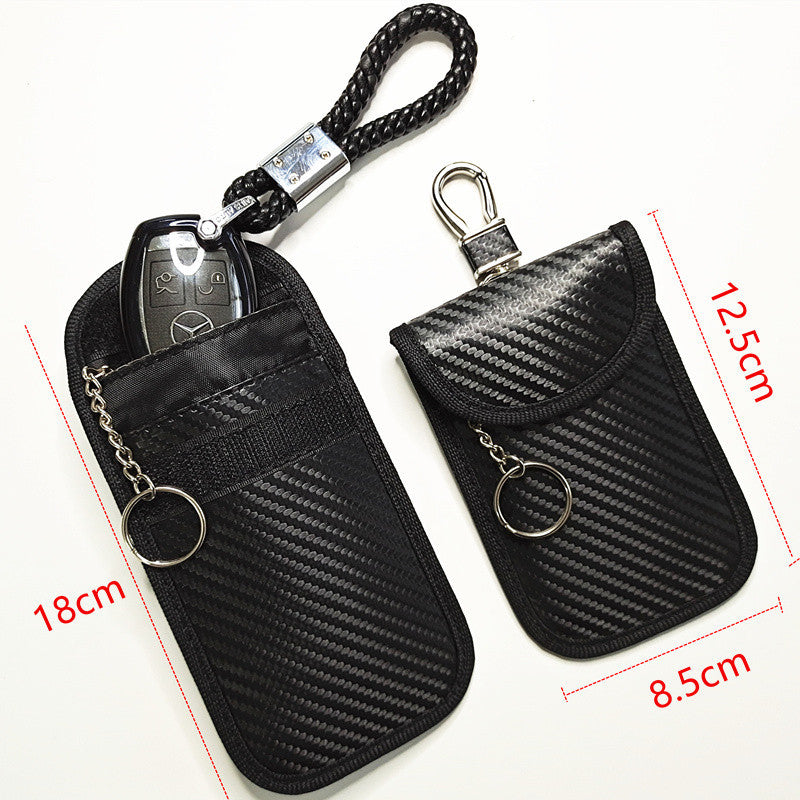 Pretty Carbon Fiber Car Shielding Faraday Key Bags