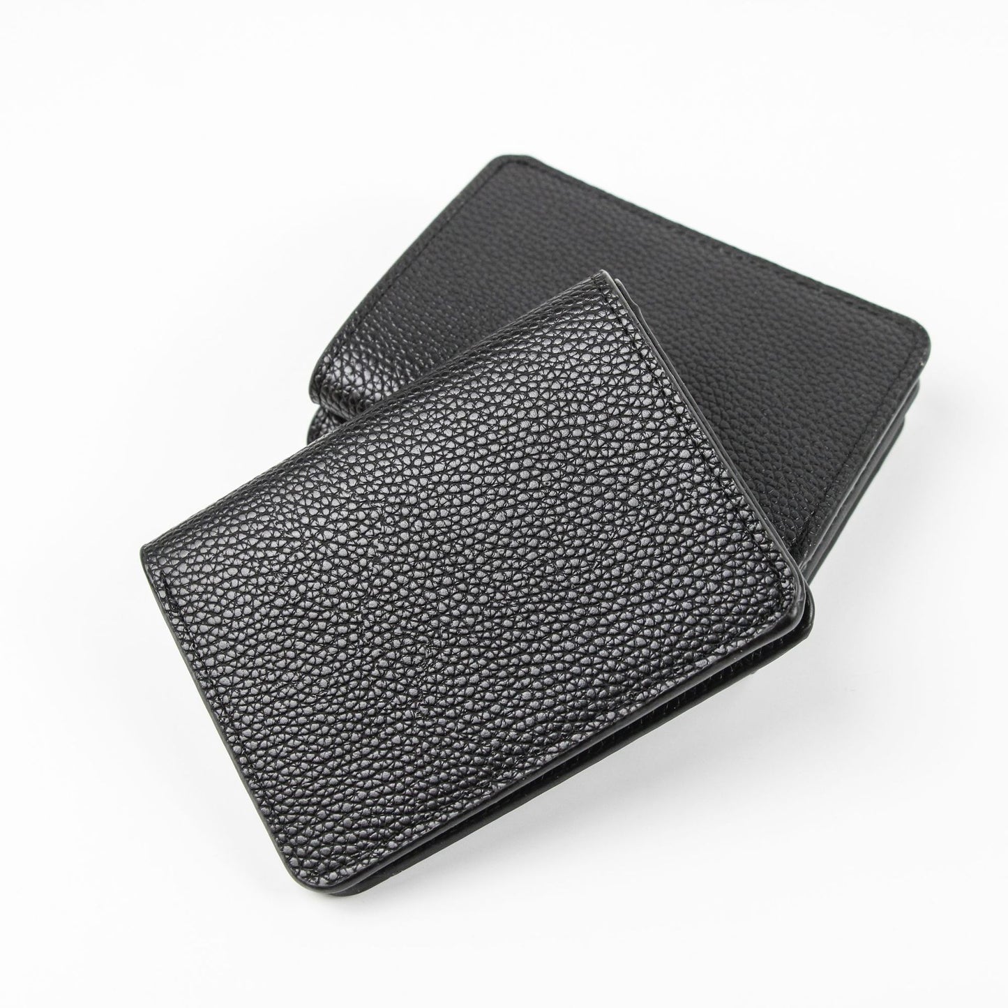 Simple Litchi Grain License Leather Multiple Coin Purses