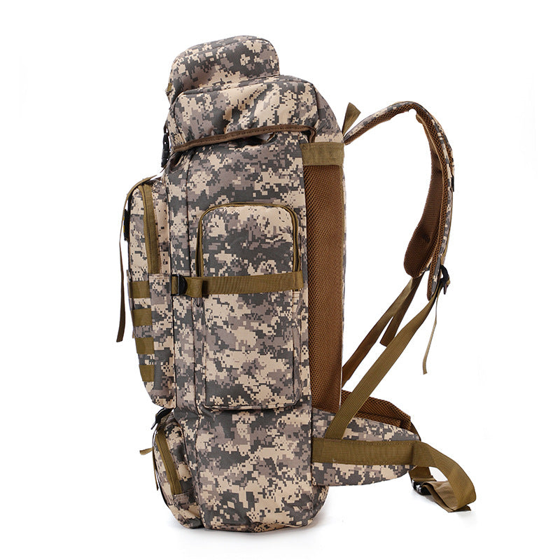 Men's Large Capacity Camouflage Waterproof Camping Travel Bags