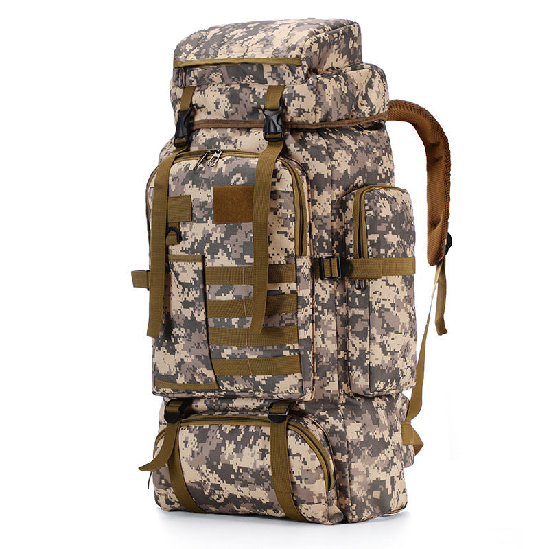 Men's Large Capacity Camouflage Waterproof Camping Travel Bags