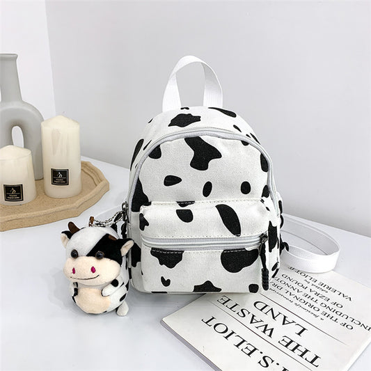 Style Female Super Popular Cows Pattern Backpacks