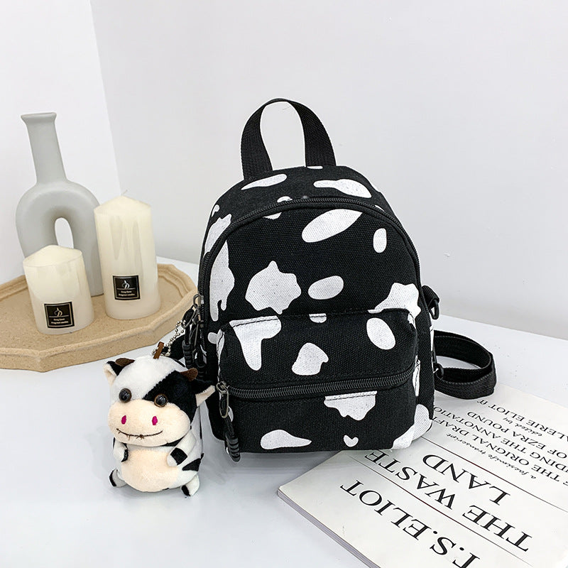 Style Female Super Popular Cows Pattern Backpacks