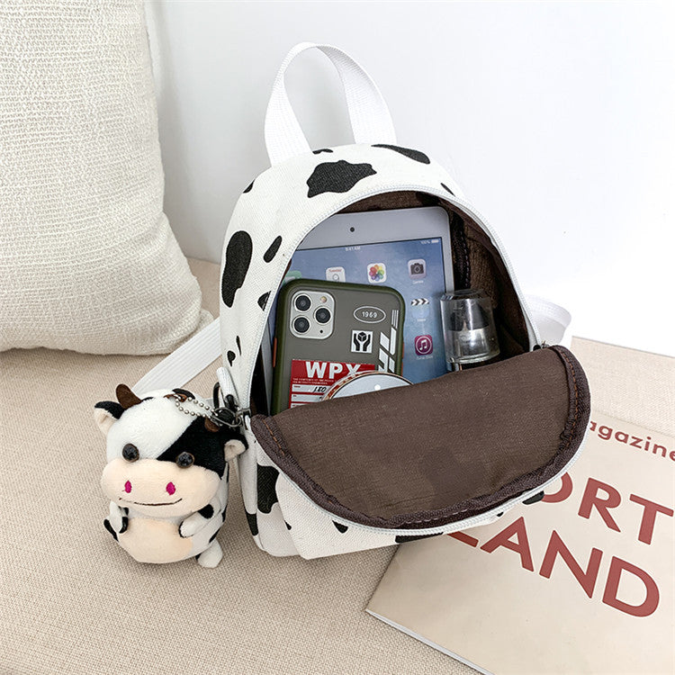 Style Female Super Popular Cows Pattern Backpacks