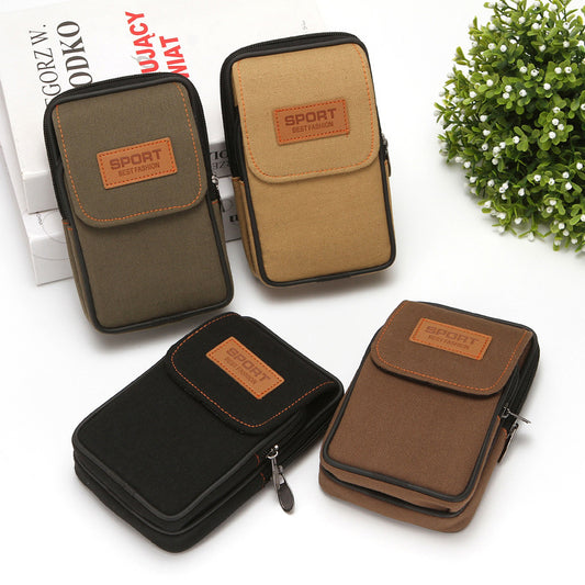 Canvas Inch Mobile Wear Construction Site Phone Bags