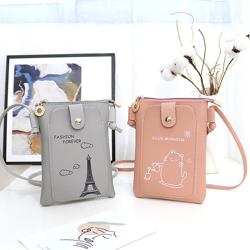 Women's Mobile Korean Cute Simple Mini Phone Bags