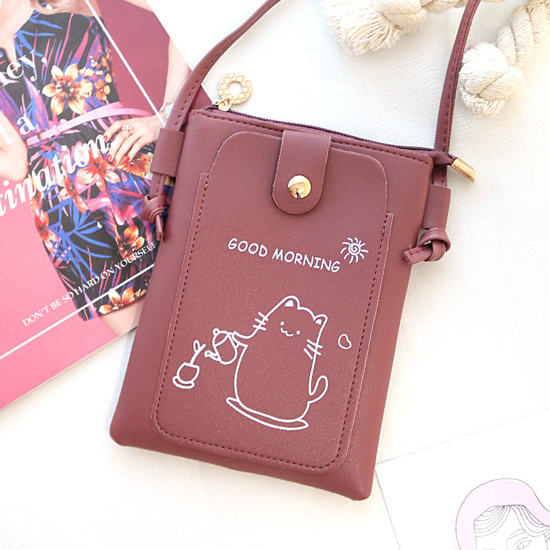 Women's Mobile Korean Cute Simple Mini Phone Bags