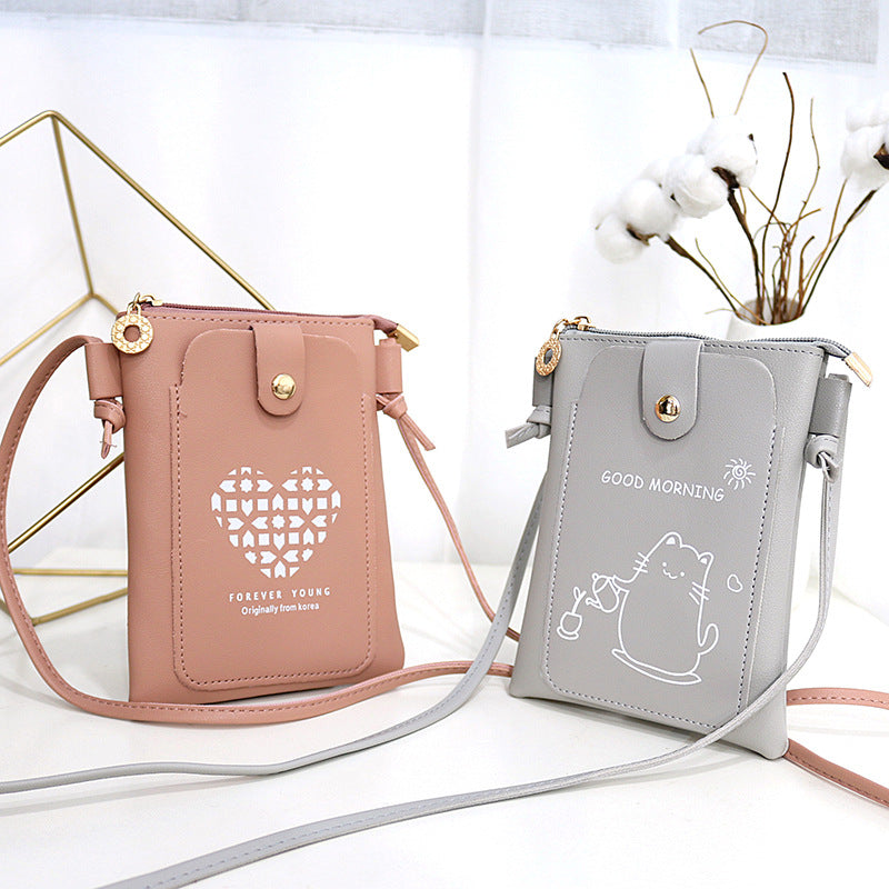 Women's Mobile Korean Cute Simple Mini Phone Bags