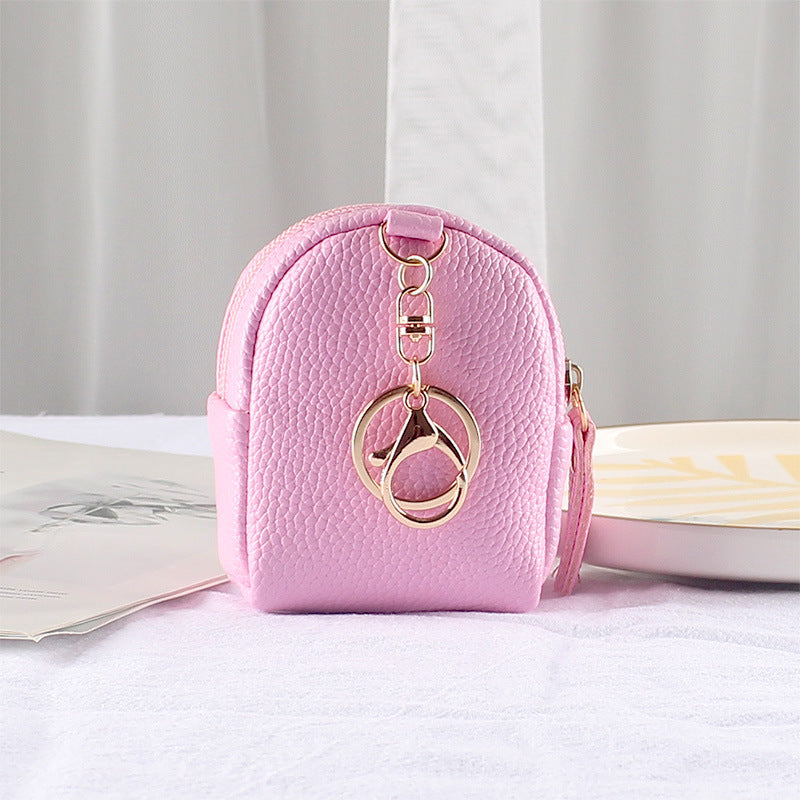 Women's Slouchy Mini Cute Double Zipper Coin Purses