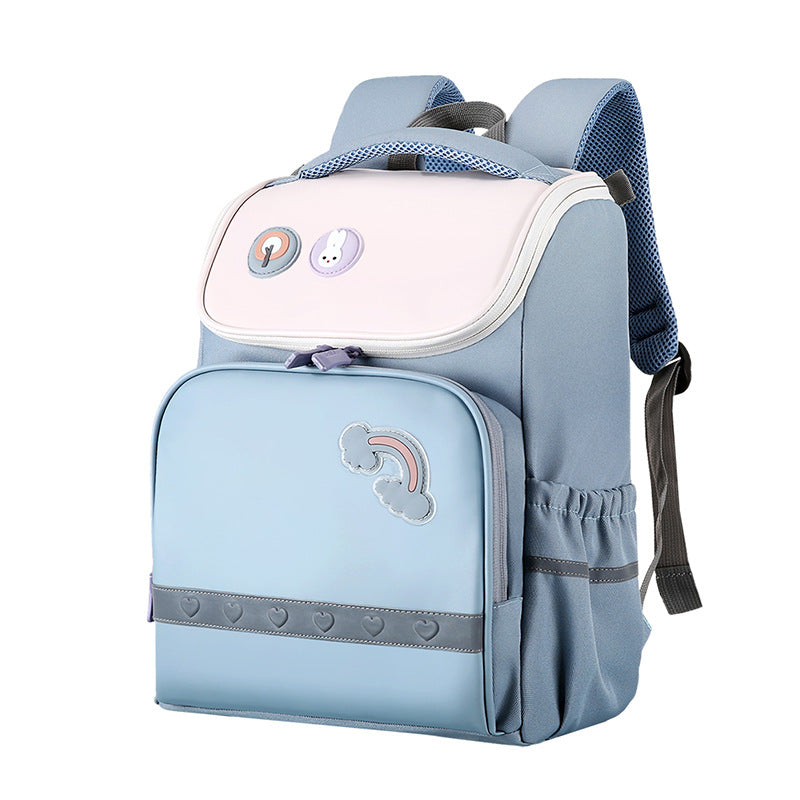 Children's Primary Grade Portable Burden Alleviation Breathable Elementary School Students' Schoolbags