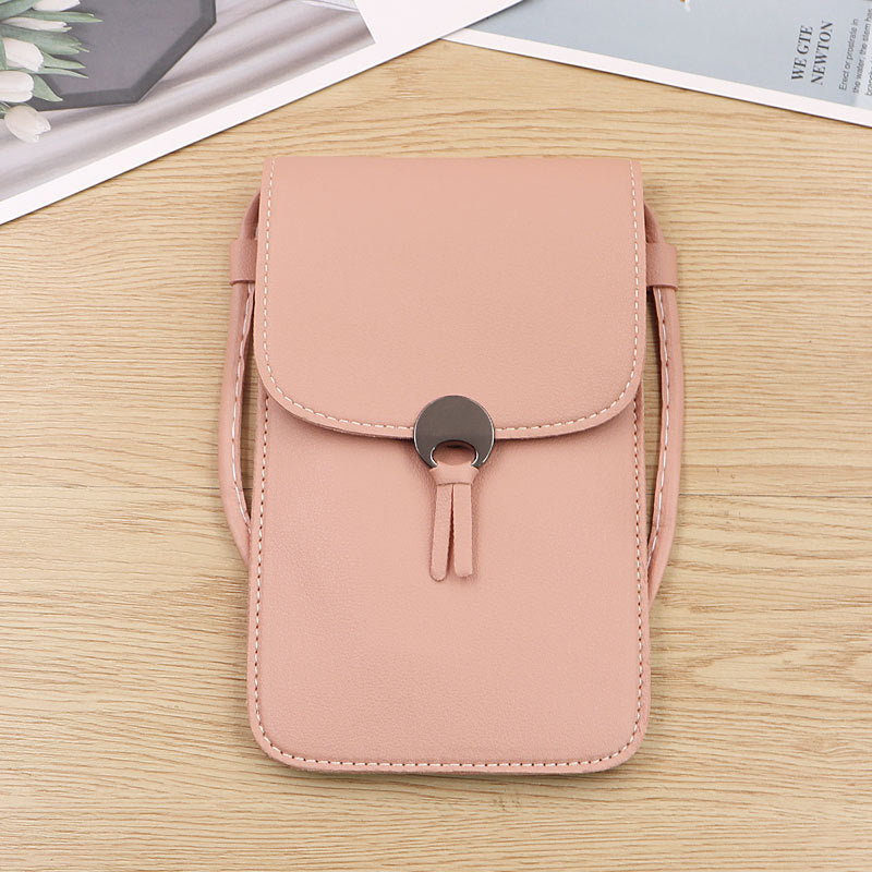 Women's Mobile Female Transparent Touch Screen Korean Phone Bags